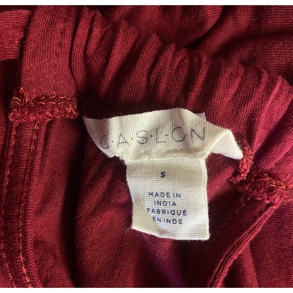 Caslon Tiered Halter Maxi Dress - Red Rhubarb NEW - Picture 4 of 8